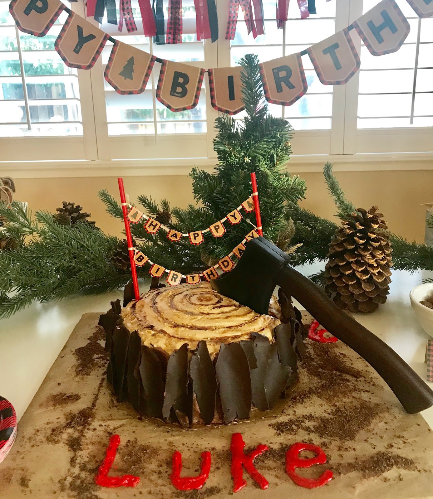 The Larson Lingo Lumberjack Luke turns 6!