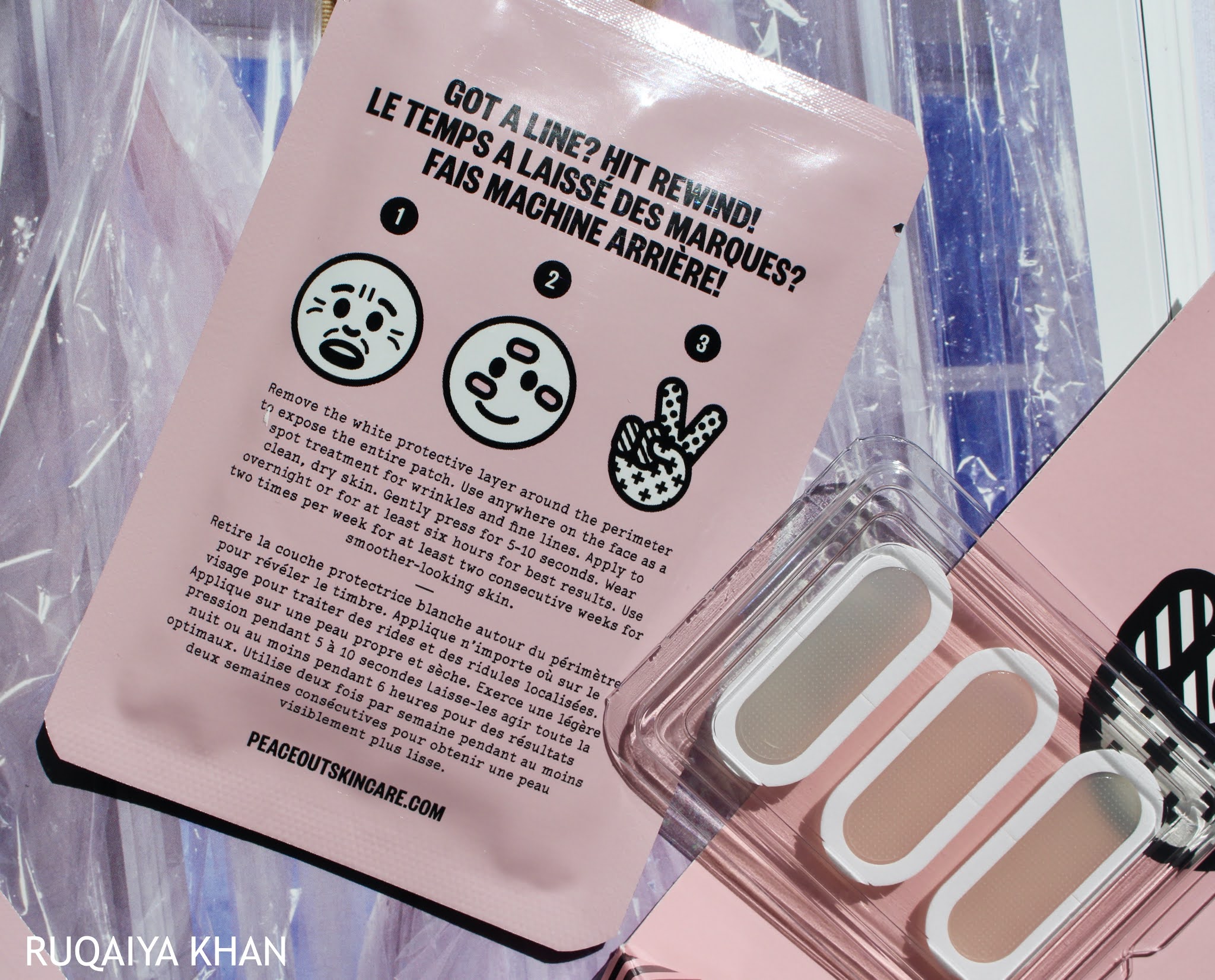 Ruqaiya Khan PEACE OUT Wrinkles Anti Wrinkle Microneedling Retinol