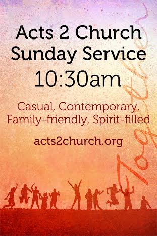 Visit on the web at acts2church.org or live in Virginia Beach