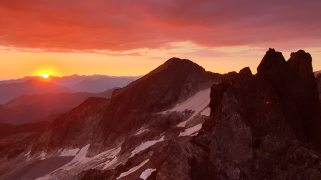 Amanecer desde la Aguja Jean Garnier