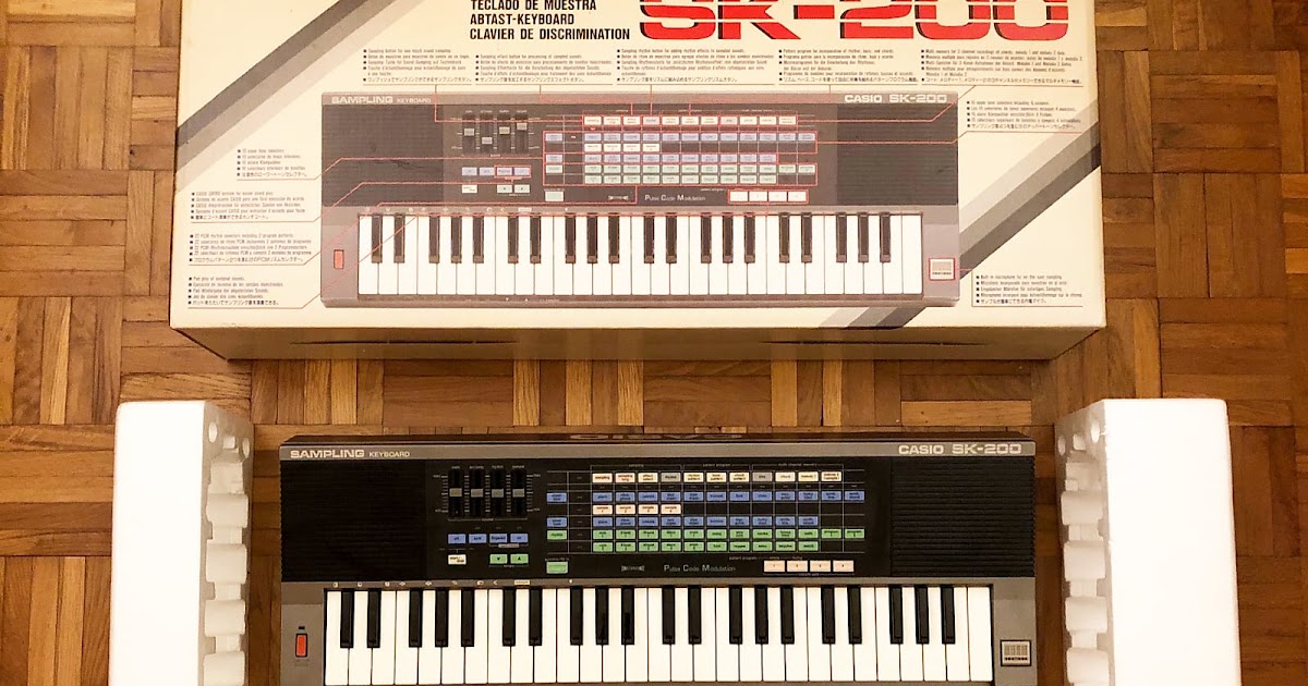 MATRIXSYNTH Casio SK200 Sampling Keyboard w/ Original Box