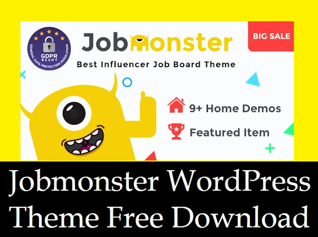 Jobmonster WordPress Theme Free Download