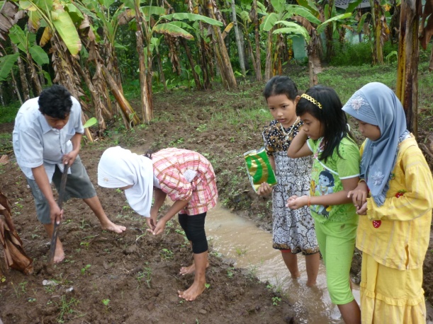 Kegiatan Berkebun Santri