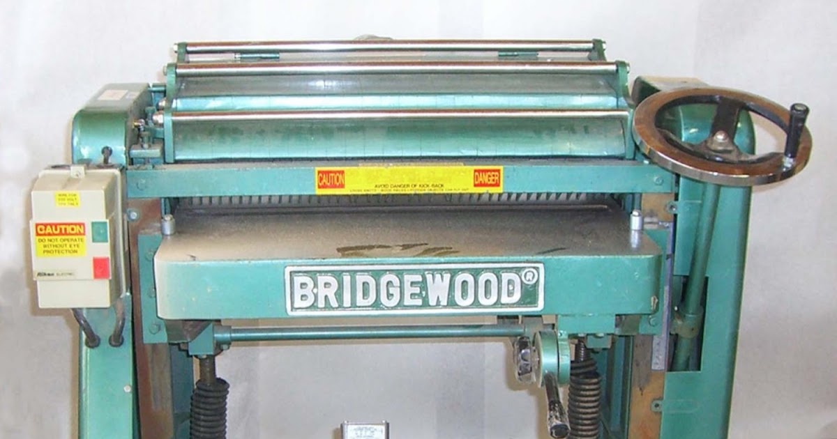 Let's Talk Wood Changing the knives on a Bridgewood planer