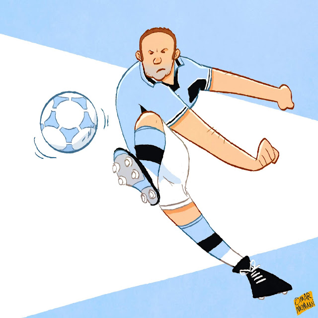 Omar Momani cartoons: Sinisa Mihajlovic