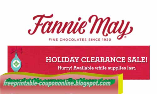 Printable Coupons 2018 Fannie May Coupons Printable Coupons 2018 Fannie May Coupons
