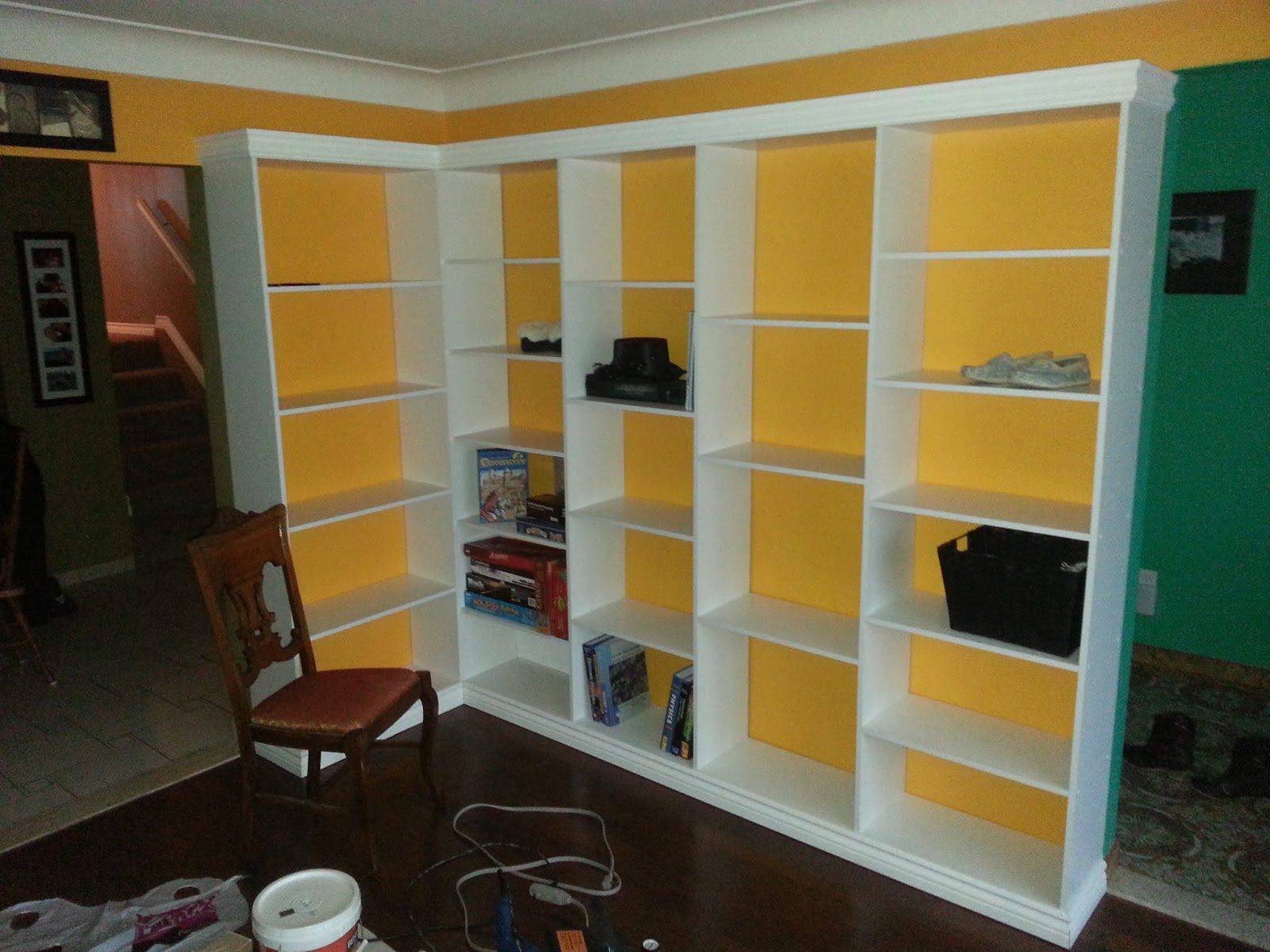 Do It Yourself Builds How to Build Custom BuiltIn Book Shelves / Home