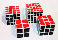 Diferentes modelos do cubo mágico