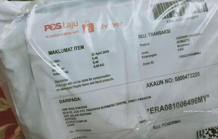 Cara Nak Cek Surat Pos Laju