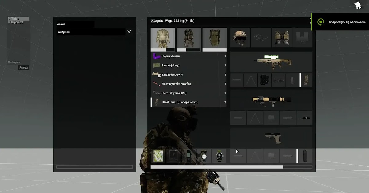 Arma 3 でインベントリ使用時のアニメーション変更する PSZ Lower Weapon in Inventory MOD 弱者の日記^^ Arma 3 MODとアドオン紹介