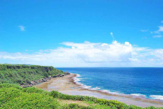 ocean, cliffs,sky, Mabuni, Itoman, Okinawa