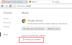 Techies Sphere: How to update Google Chrome browser?