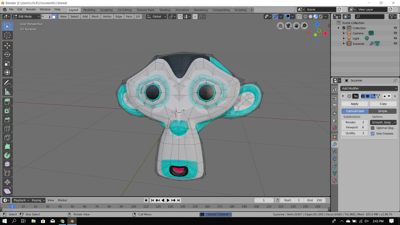 Tutorial Blender 03 Assign Material