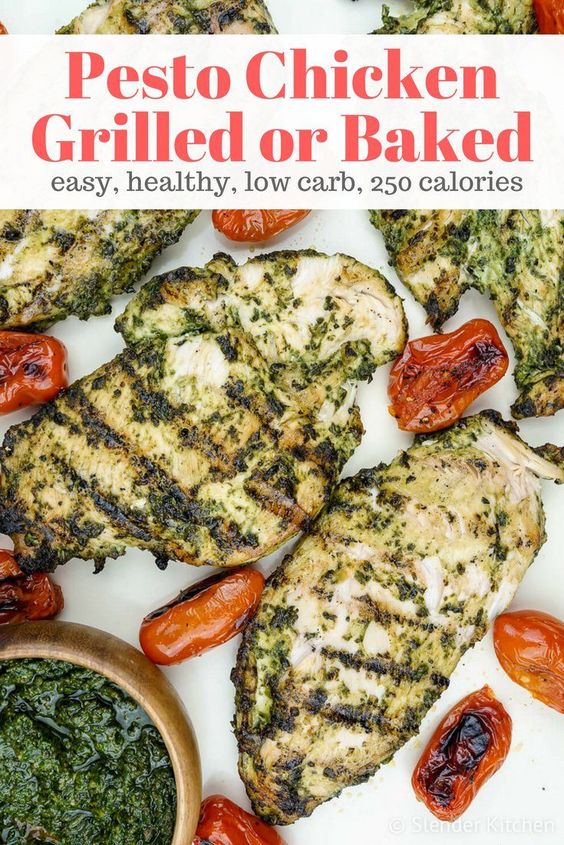 Pesto Chicken Grilled or Baked TASTY CRAFTBUG