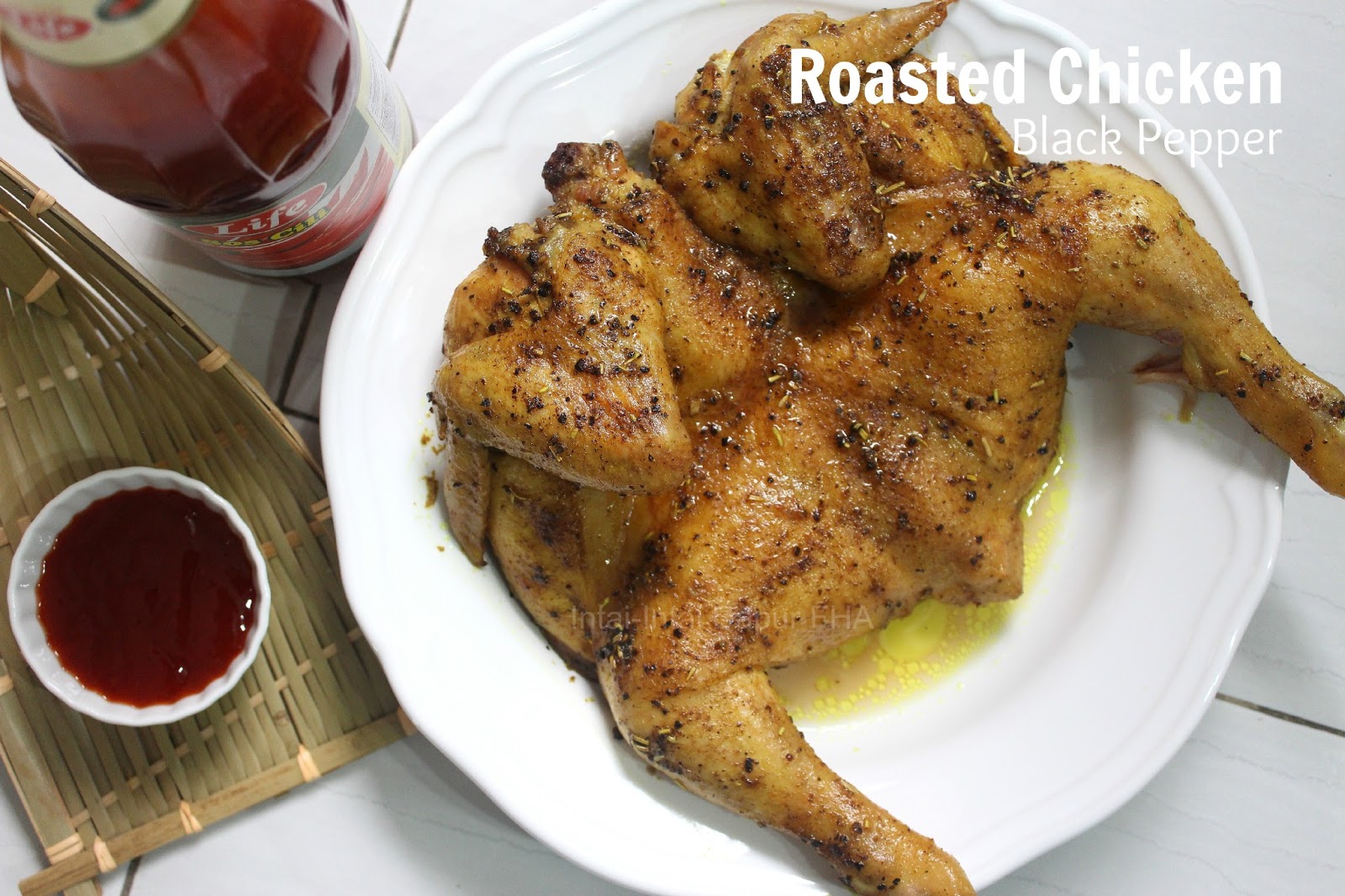 ROASTED CHICKEN Black Pepper FHA Selemak Santan
