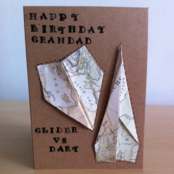 origami birthday card ideas