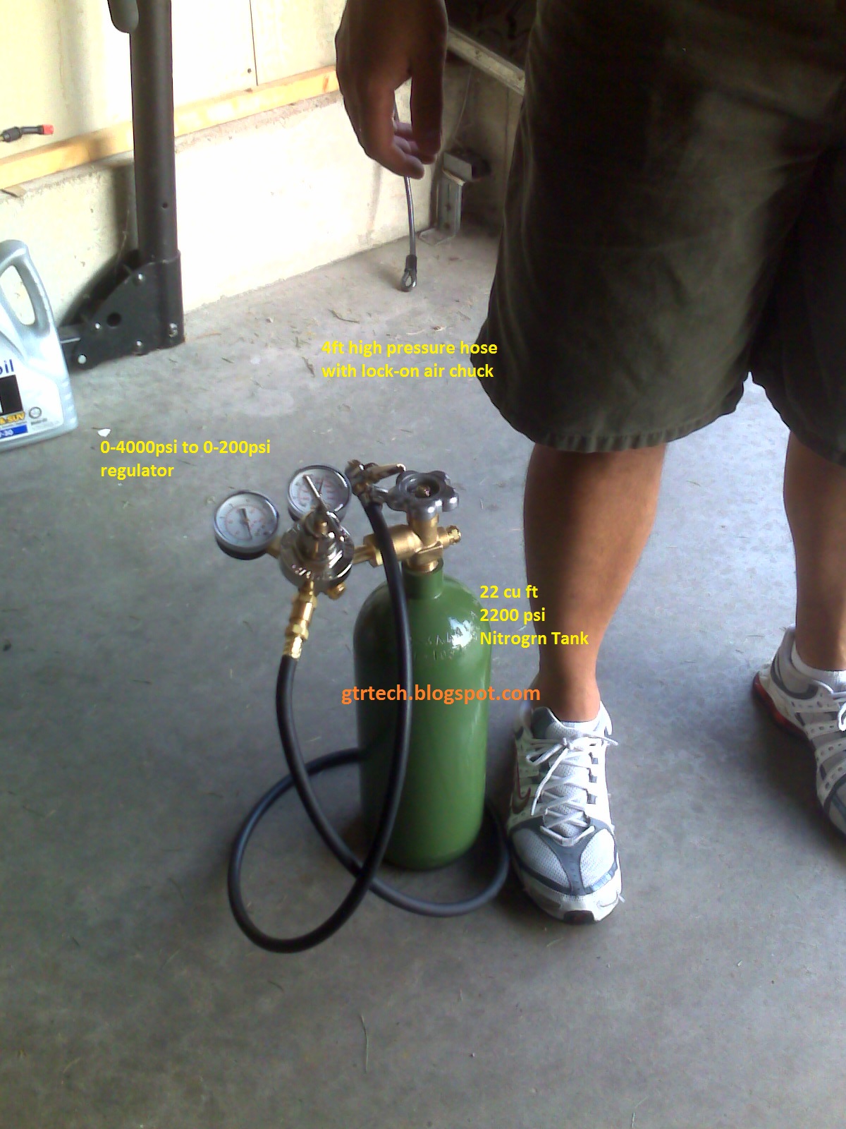 Tesla DIY Geek Nitrogen Fill of Tesla Tires (and Spare)