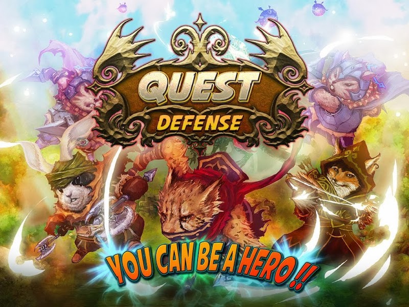 Quest Defense Tower Defense MOD APK (Unlimited Golds+All Heroes Unlocked)