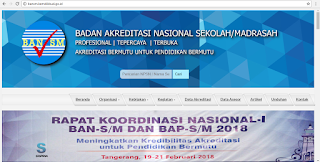 Akreditasi Sekolah 2018 Online