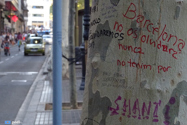 les rambles, l'atemptat