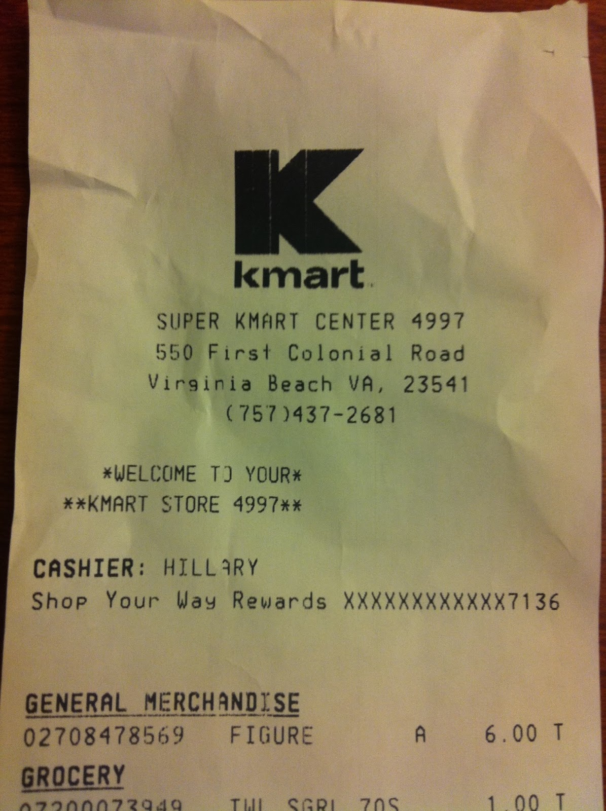 Kmart Return No Receipt flilpfloppinthrough
