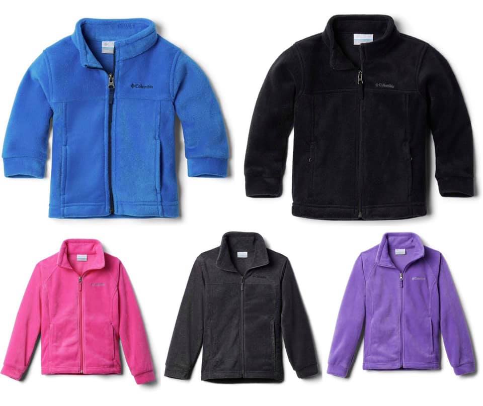 columbia boys fleece jacket