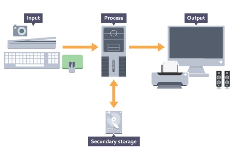 Hardware Devices Categories: Input, Processing, Output & Storage