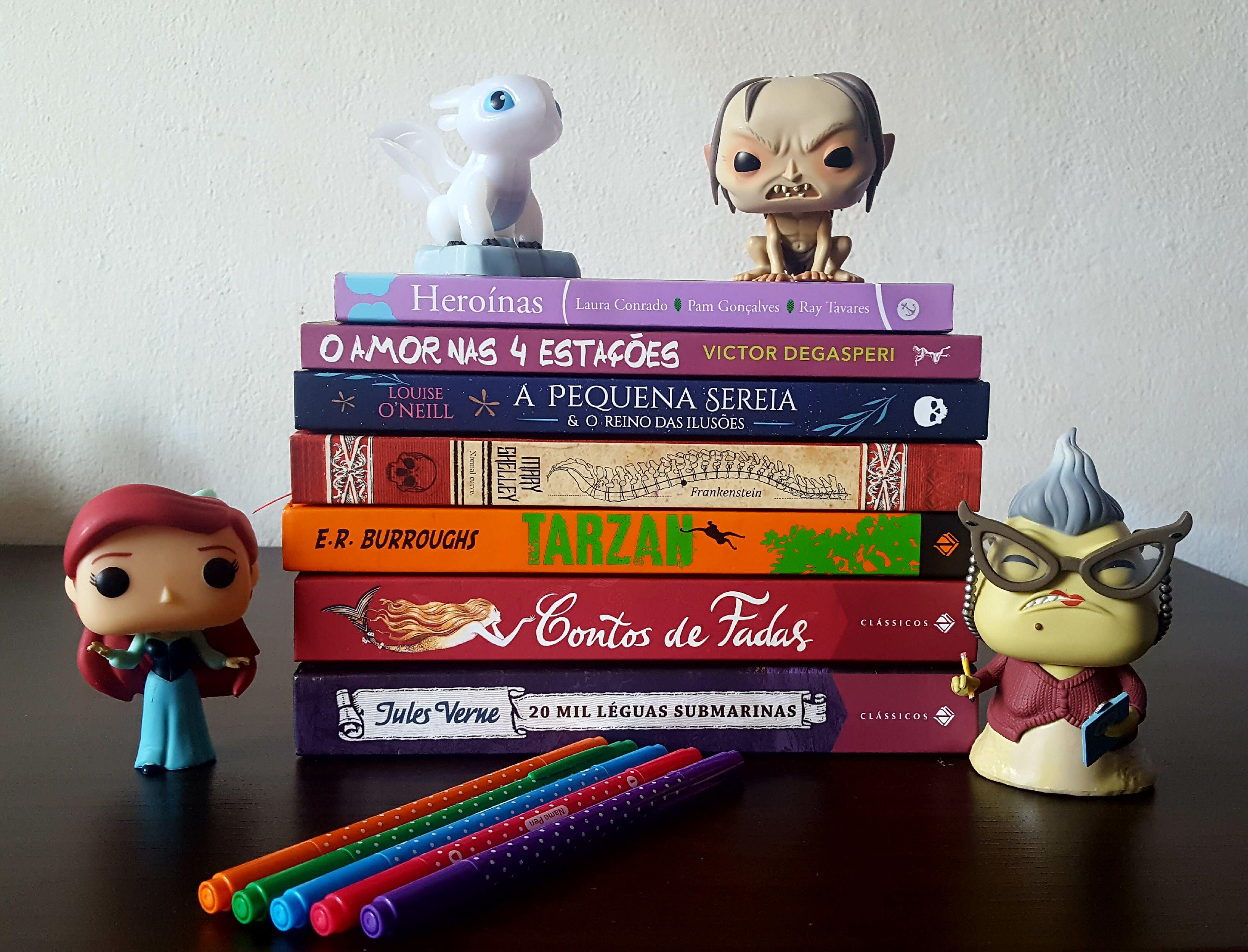 Minhas capas favoritas da estante