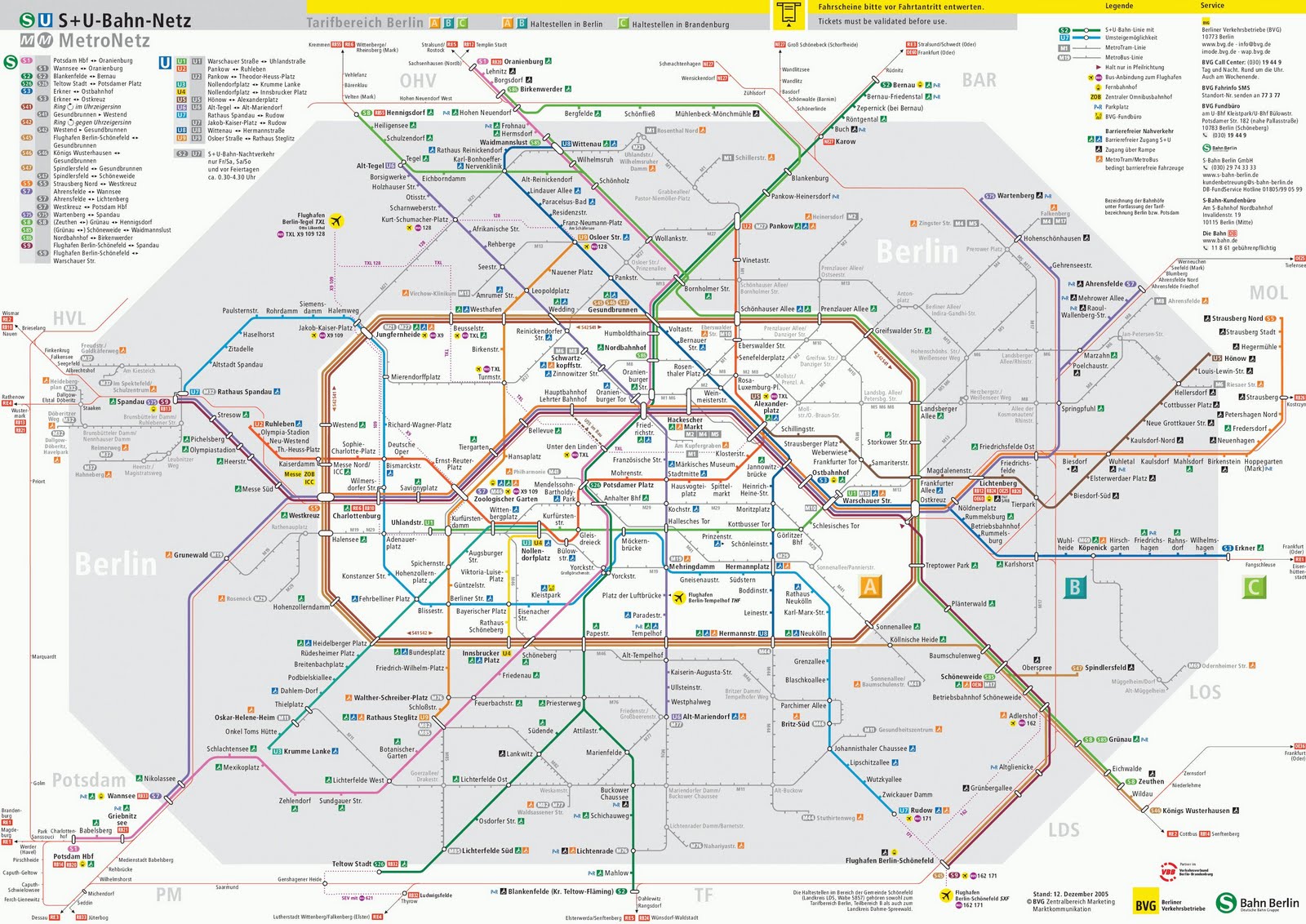 Berlin Underground Map 
