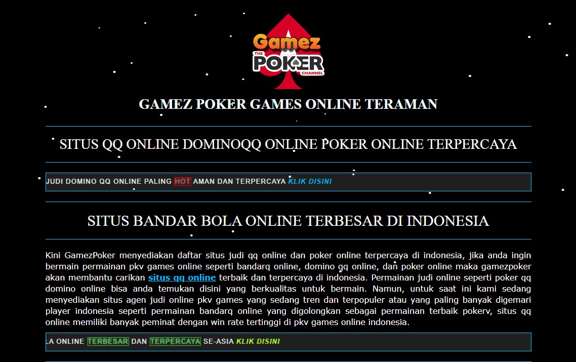 judi online poker
