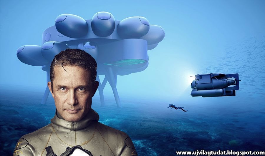 Jacques Cousteau unokája megépíti nagyapja álmát, egy állandó