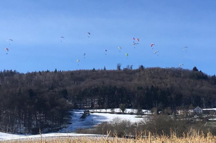 Holunderhof Erlau bei Reichelsheim Drachen- und Gleitschirmflieger im Odenwald