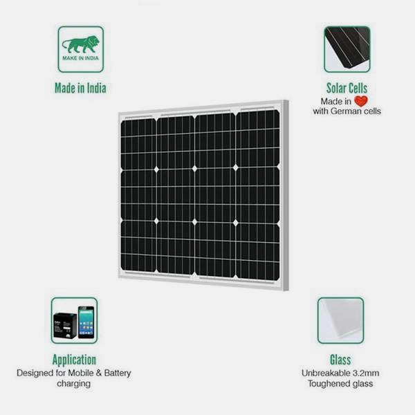 50 Watt solar panel price india 50 watt solar panel specifications
