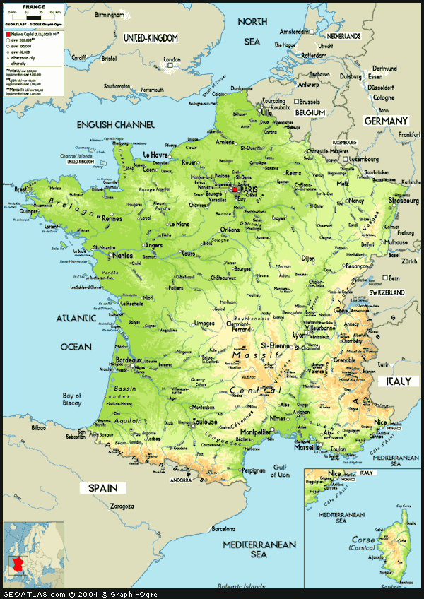 Carte de France Departement: France Carte Monde Grande