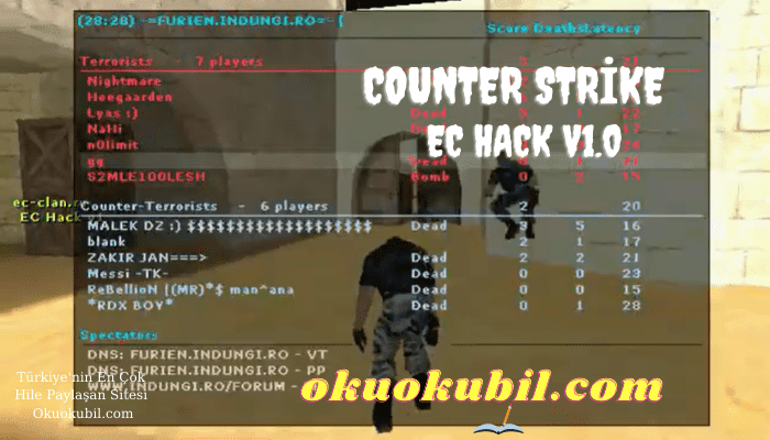 Counter Strike 1.6 EC Hack v1.0 Strafe + FPS Artırma Hileli İndir