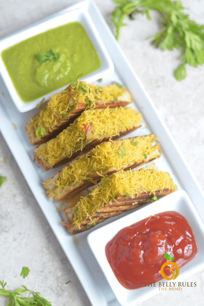 Bombay Sandwich - Vegetable Grilled Sandwich