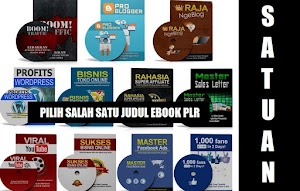 Jual eBook PLR Satuan, Judul Bisa Dipilih, Dapat Berbagai Bonus Jual eBook PLR Satuan, Judul Bisa Dipilih, Dapat Berbagai Bonus