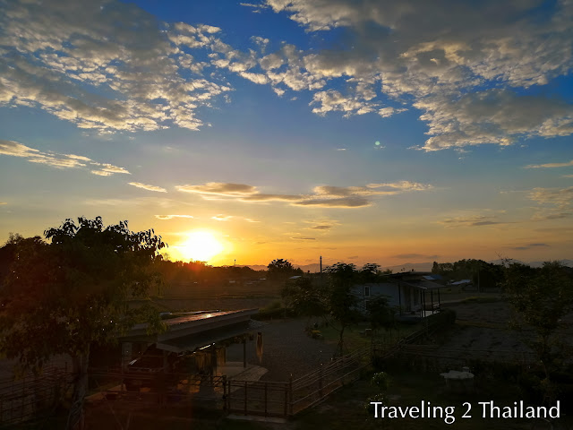 Sunset at Non Na Pua in Pua, North Thailand Living in Thailand