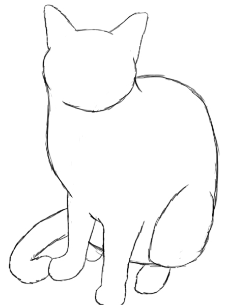 How To Draw A Cat Draw Central
