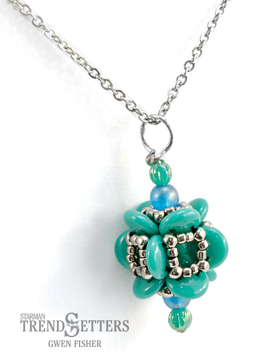 gwenbeads Free Tutorial Lentil Lantern Beaded Bead Earrings