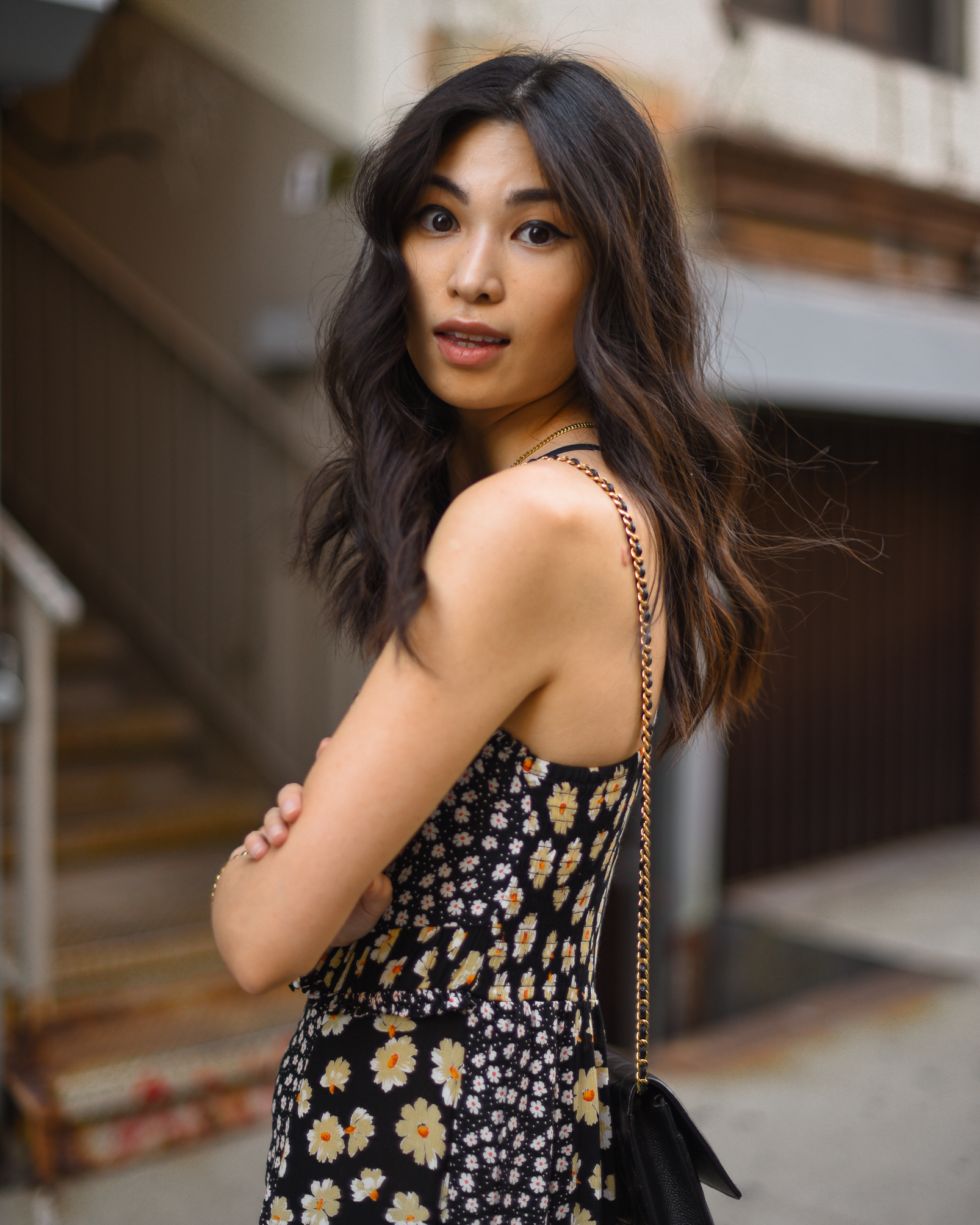 Mixed print dresses for summer, Free People Tigerlily Midi Dress, Veja Campo sneakers summer style, FOREVERVANNY - New York Personal Style Blogger Van Le