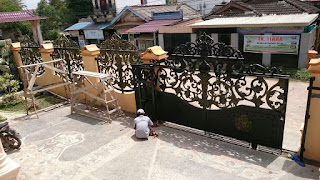 Pagar Klasik Minimalis Pagar Klasik Besi Tempa, Pagar Antik, Pagar Mewah, Pintu Pagar Rumah