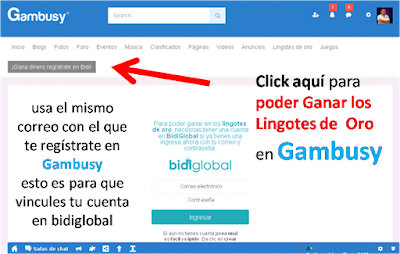 Como Registrarte en Bidigloba desde Gambusy Como se Ganan los premios en Gambusy