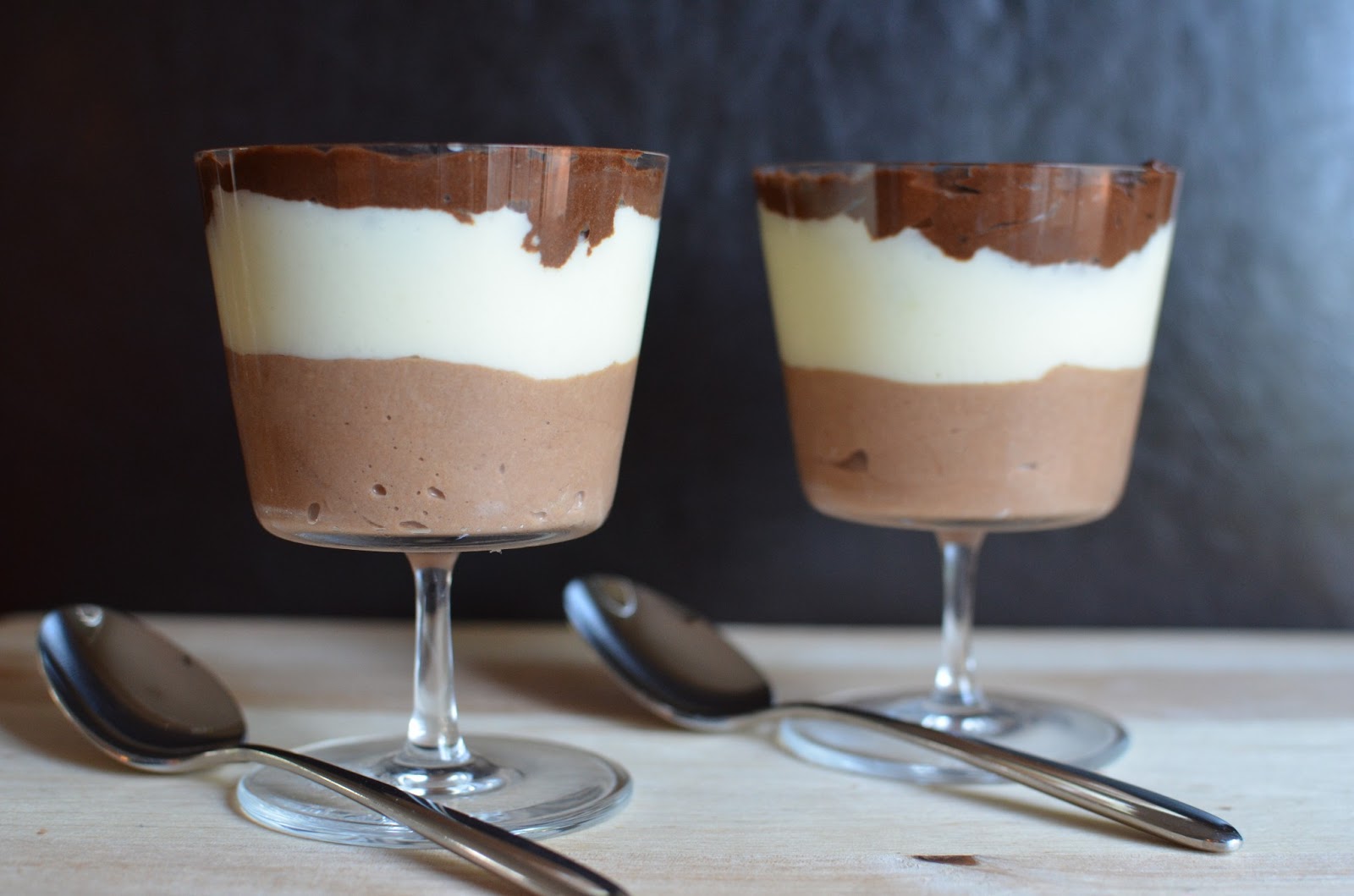 Playing with Flour: Triple chocolate mousse parfait