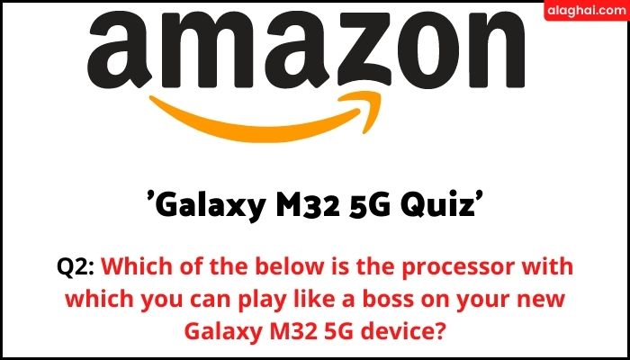 Which of the below is the processor with which you can play like a boss on your new Galaxy M32 5G device?