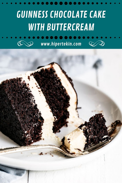 GUINNESS CHOCOLATE CAKE WITH BUTTERCREAM