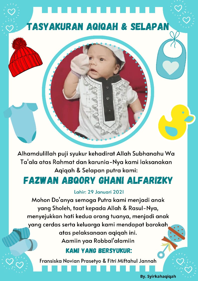 Undangan Aqiqah