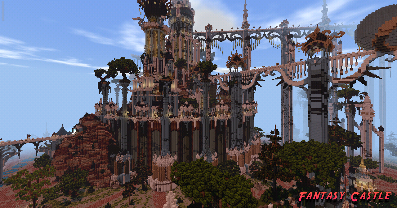 Yaman Elven Castle - Minecraft BE Maps - GAMING BLOG.