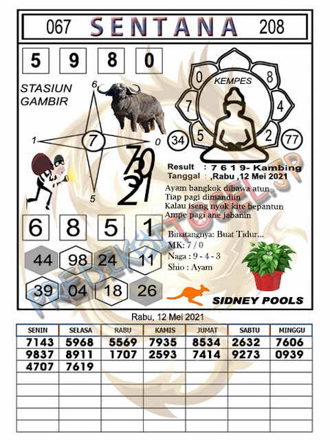 PREDIKSI SYDNEY COJEEL
