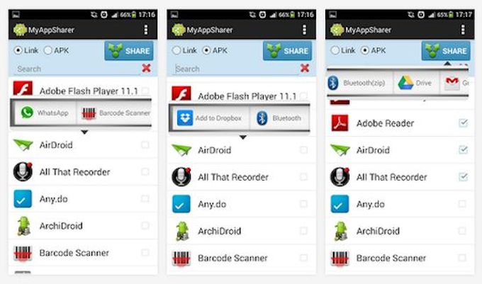 تحميل تطبيق MyAppSharer Android لنقل ومشاركة التطبيقات من هاتف الى آخر